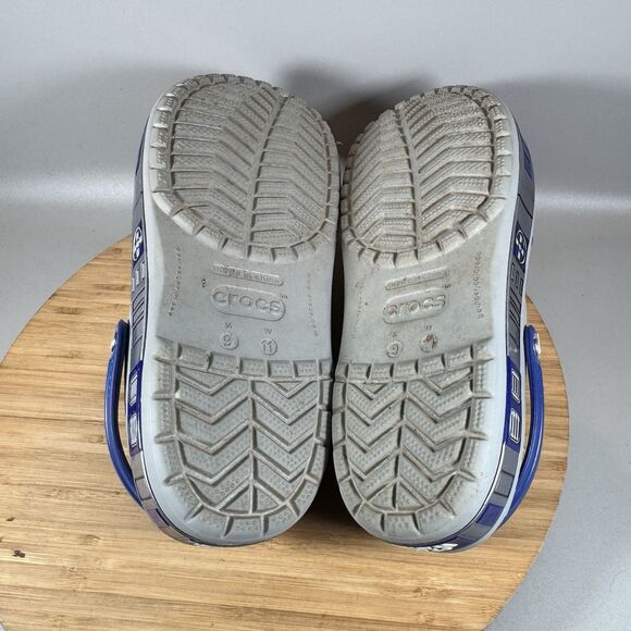 S Crocs Crocband R2-D2 Clog Mens 9 Womens 11 Grey Blue‎ Star Wars main image 7